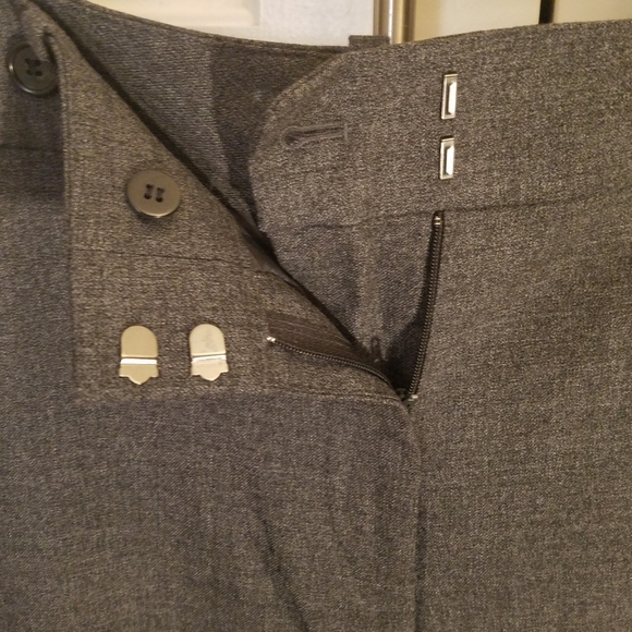 NWT Ann Taylor Gray Tailored Pant SZ 12 - Picture 4 of 7
